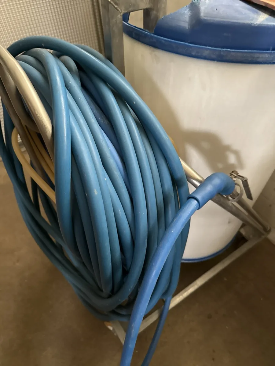 Schaumkanonan 200 Liter Edelstahlwagen Schlauchpaket